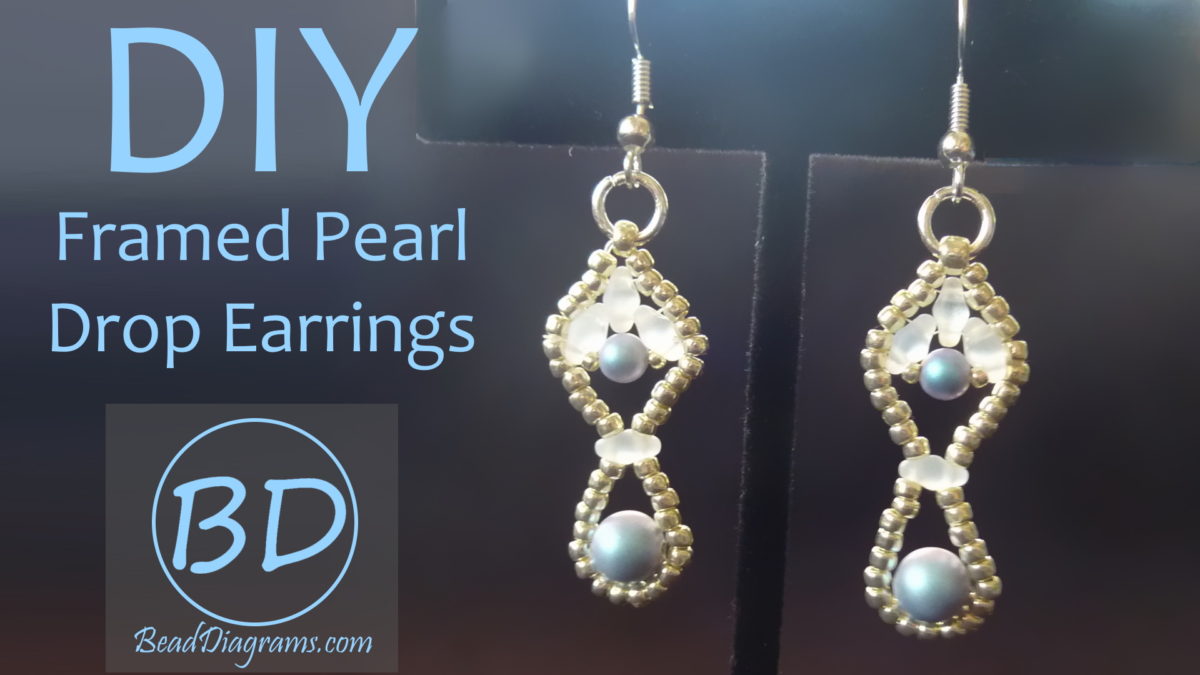 Video Tutorial: Framed Pearl Drop Earrings