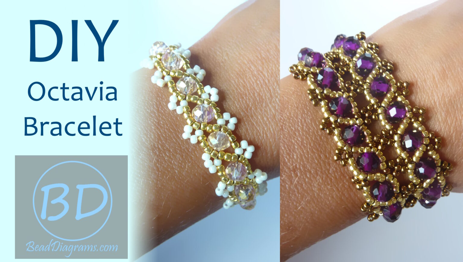 Free beading pattern for Octavia Bracelet