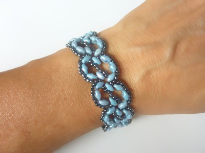 Free Beading Pattern For Amelia Bracelet - Beaddiagrams.com