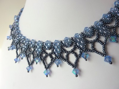 FREE Beading Pattern for Madelyn Necklace - BeadDiagrams.com