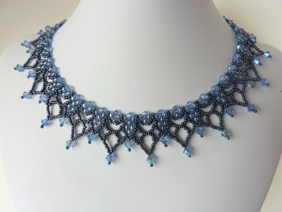 FREE Beading Pattern for Madelyn Necklace - BeadDiagrams.com