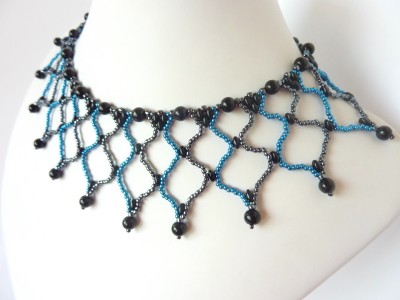 FREE beading pattern for stunning Nadine Necklace