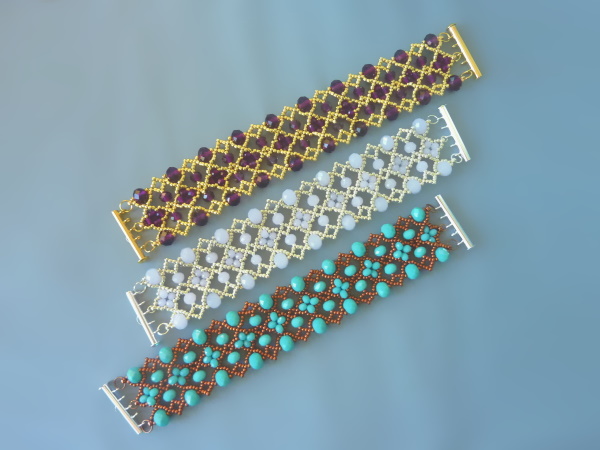 FREE beading pattern: Rondelle Radiance Bracelet